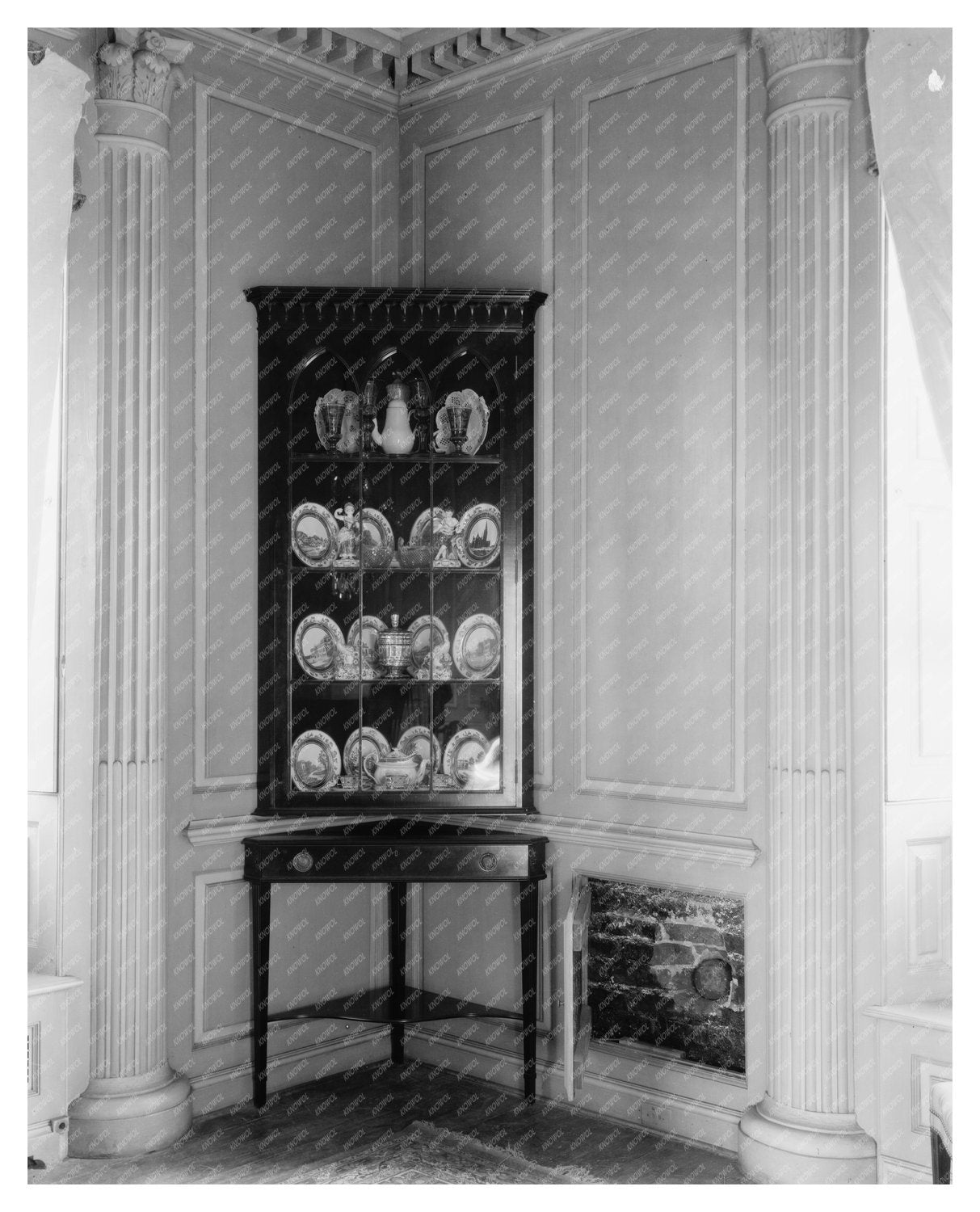 Nelson House, Yorktown VA, 1740-1741 Vintage Photograph