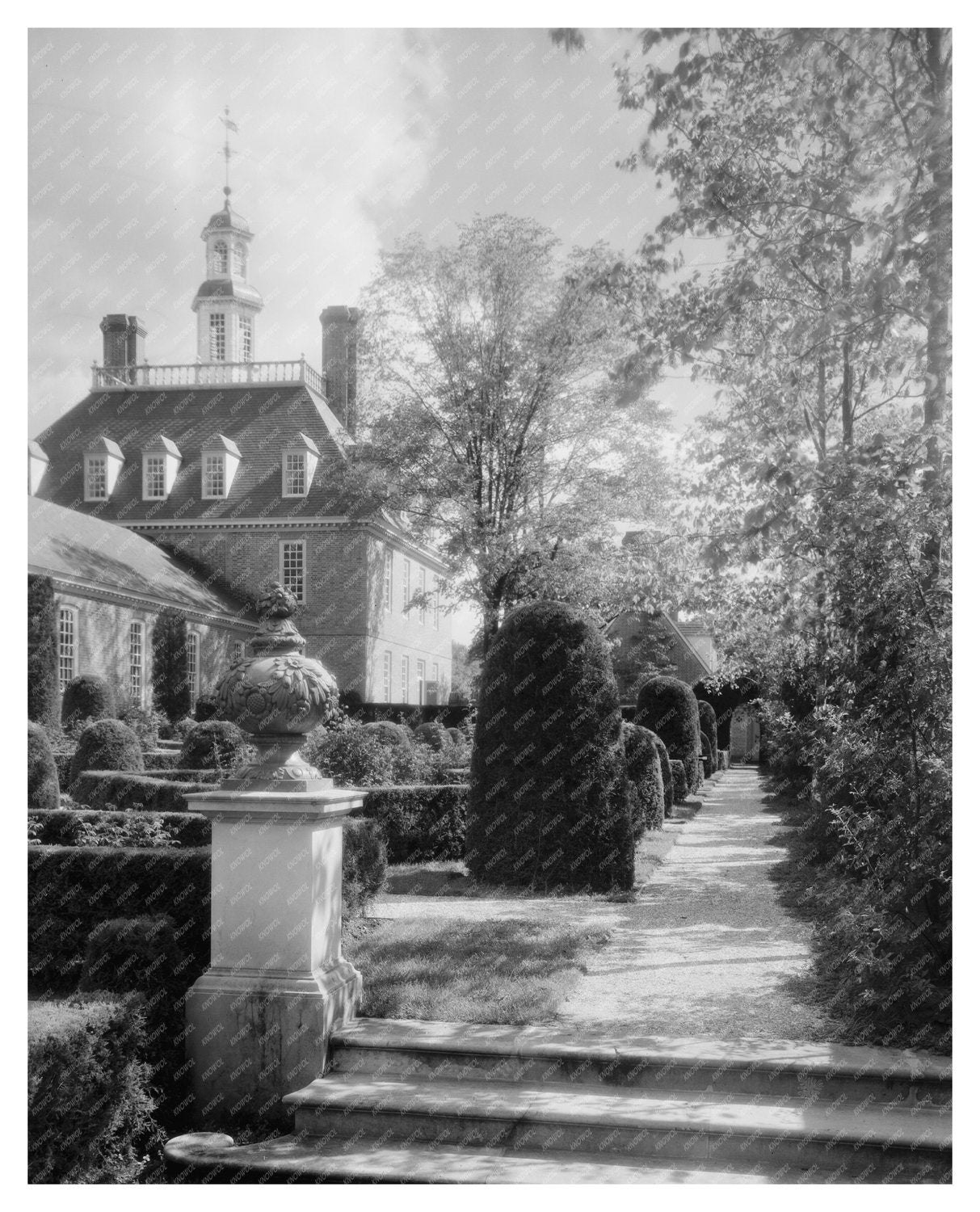 Williamsburg VA Historic Architecture Photograph 20th Centur