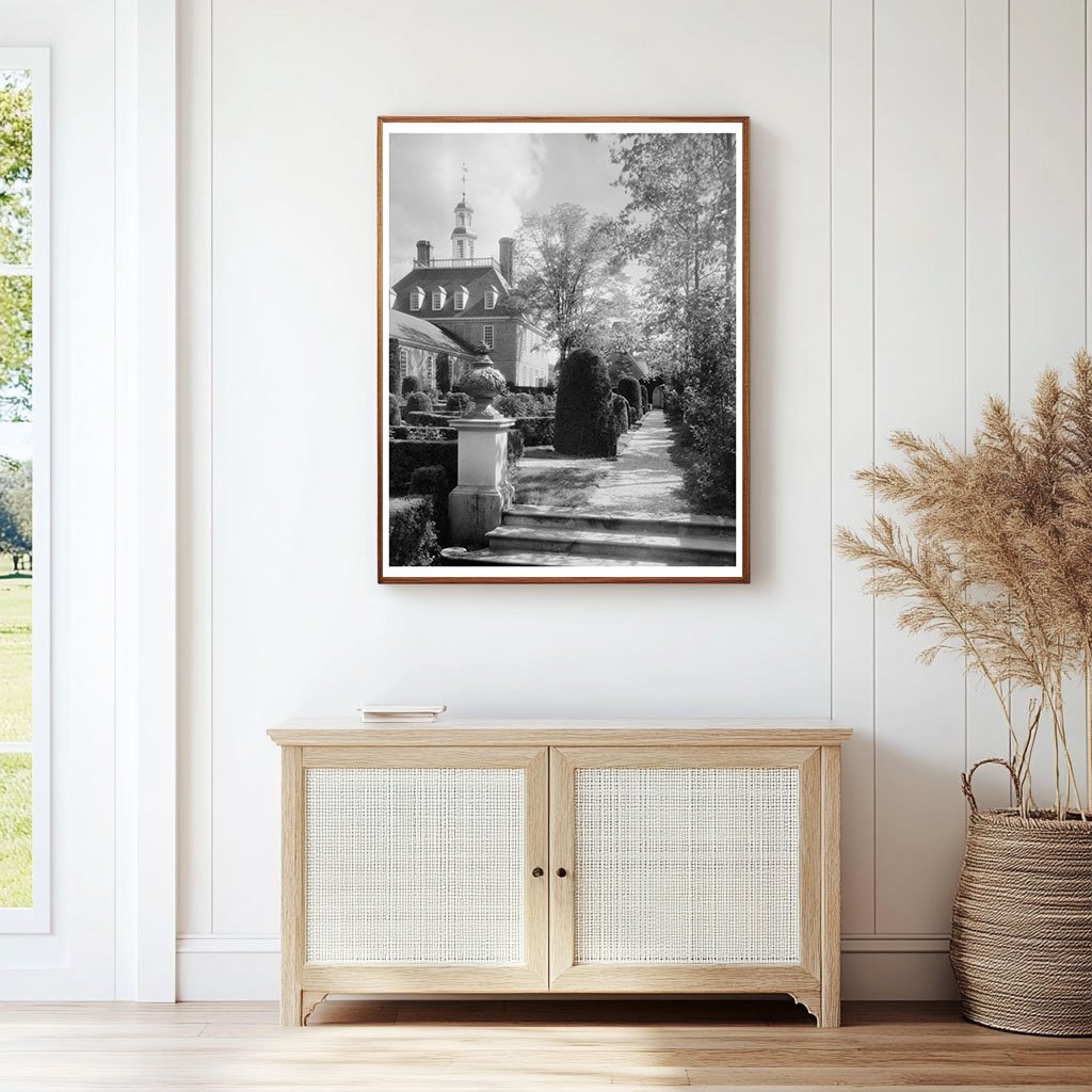 Williamsburg VA Historic Architecture Photograph 20th Centur