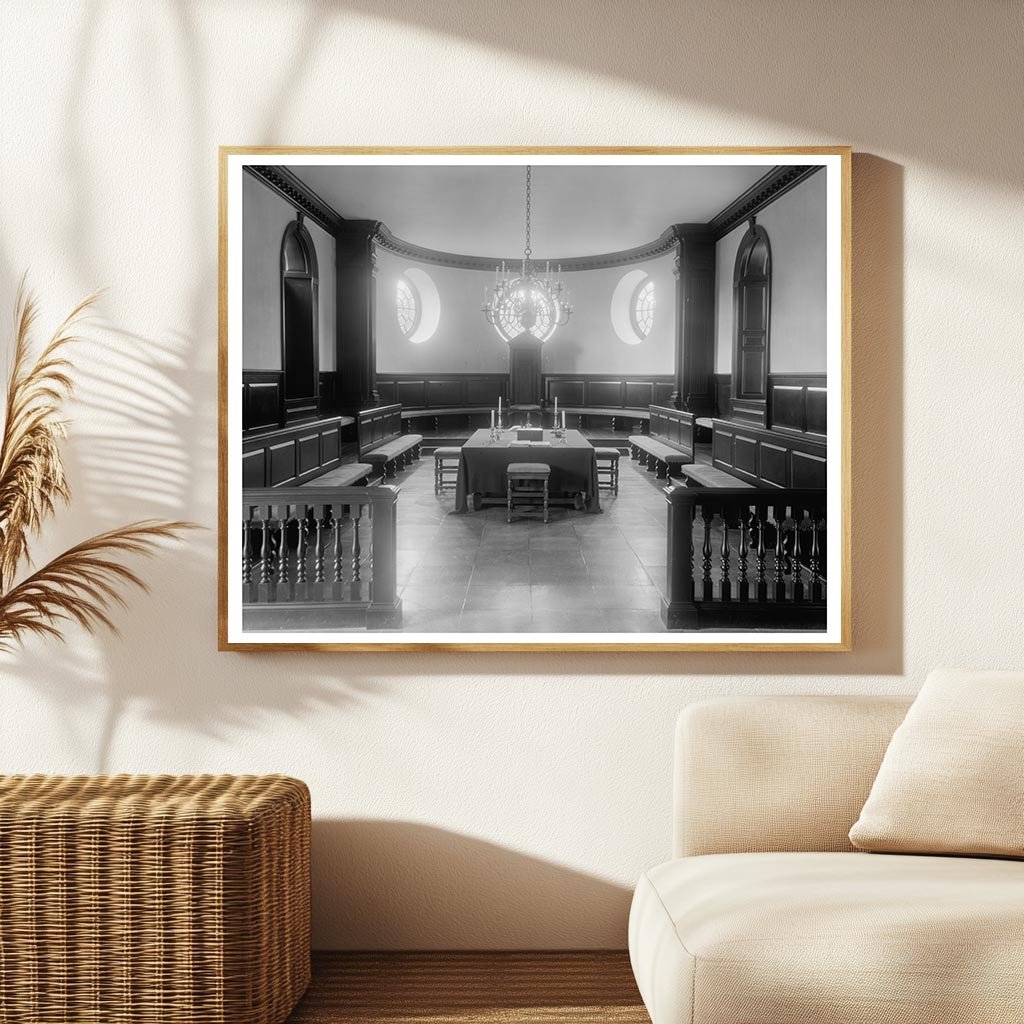 Vintage Williamsburg Architecture Photo, Virginia 1950s