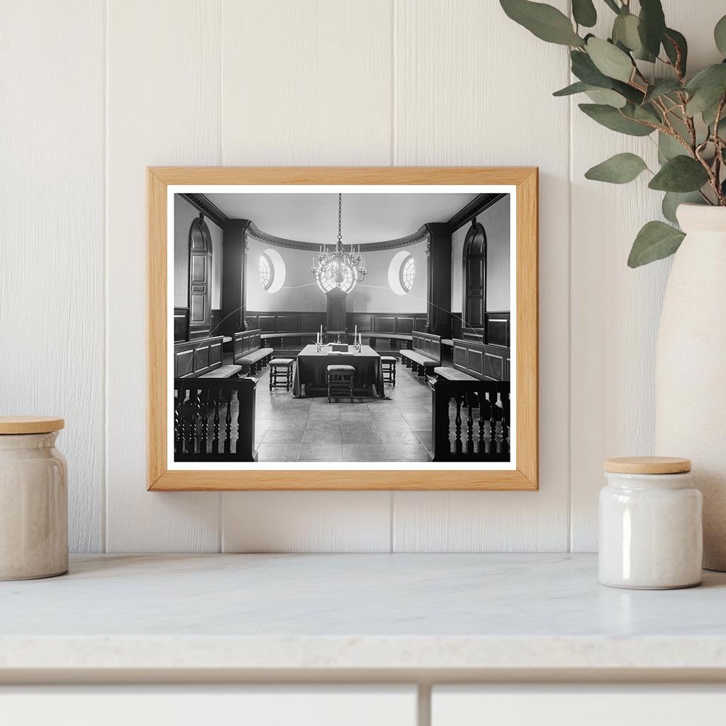 Vintage Williamsburg Architecture Photo, Virginia 1953