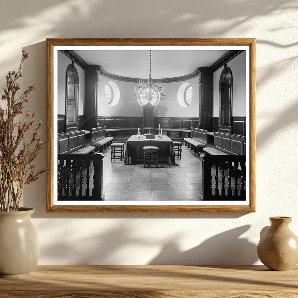 Vintage Williamsburg Architecture Photo, Virginia 1953