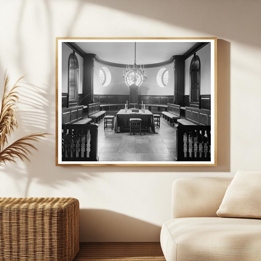 Vintage Williamsburg Architecture Photo, Virginia 1953