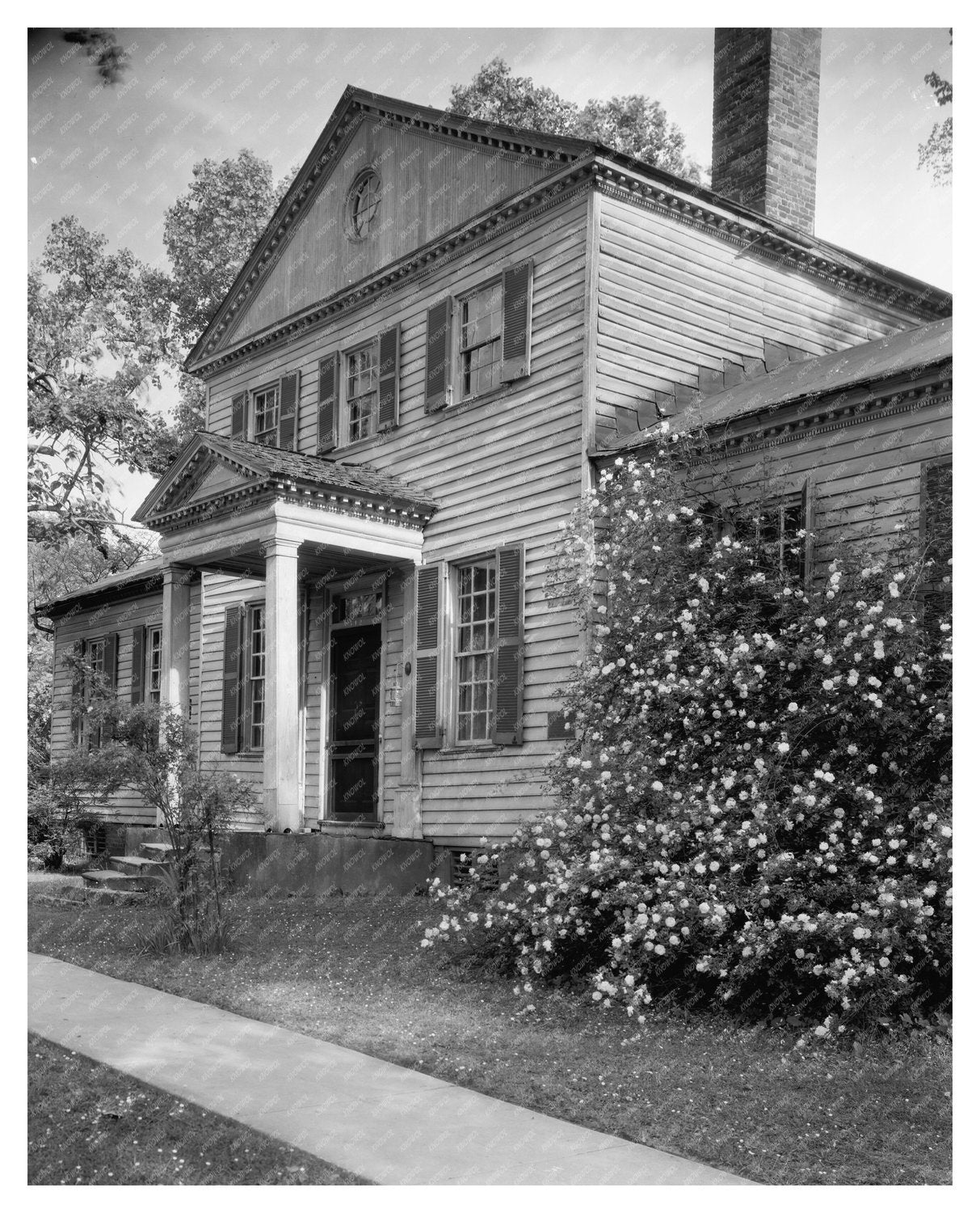 Vintage 1750 Williamsburg House Photo, James City County VA
