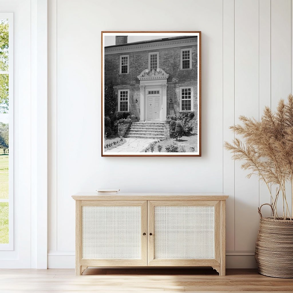 George Wythes Home, Williamsburg, VA - Vintage Photo 20th Ce