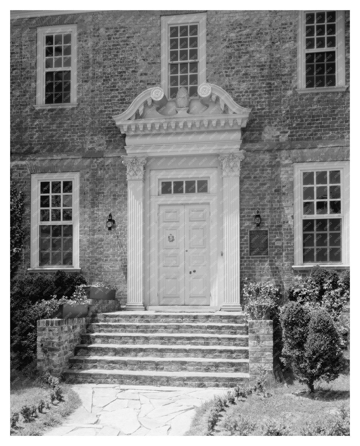 George Wythe House, Williamsburg VA, 1953 Vintage Photo