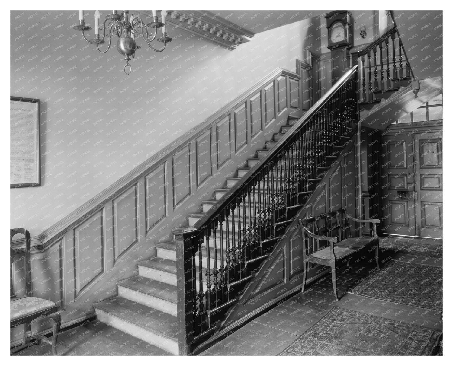 George Wythe Home, Williamsburg VA, Vintage Photo 1930