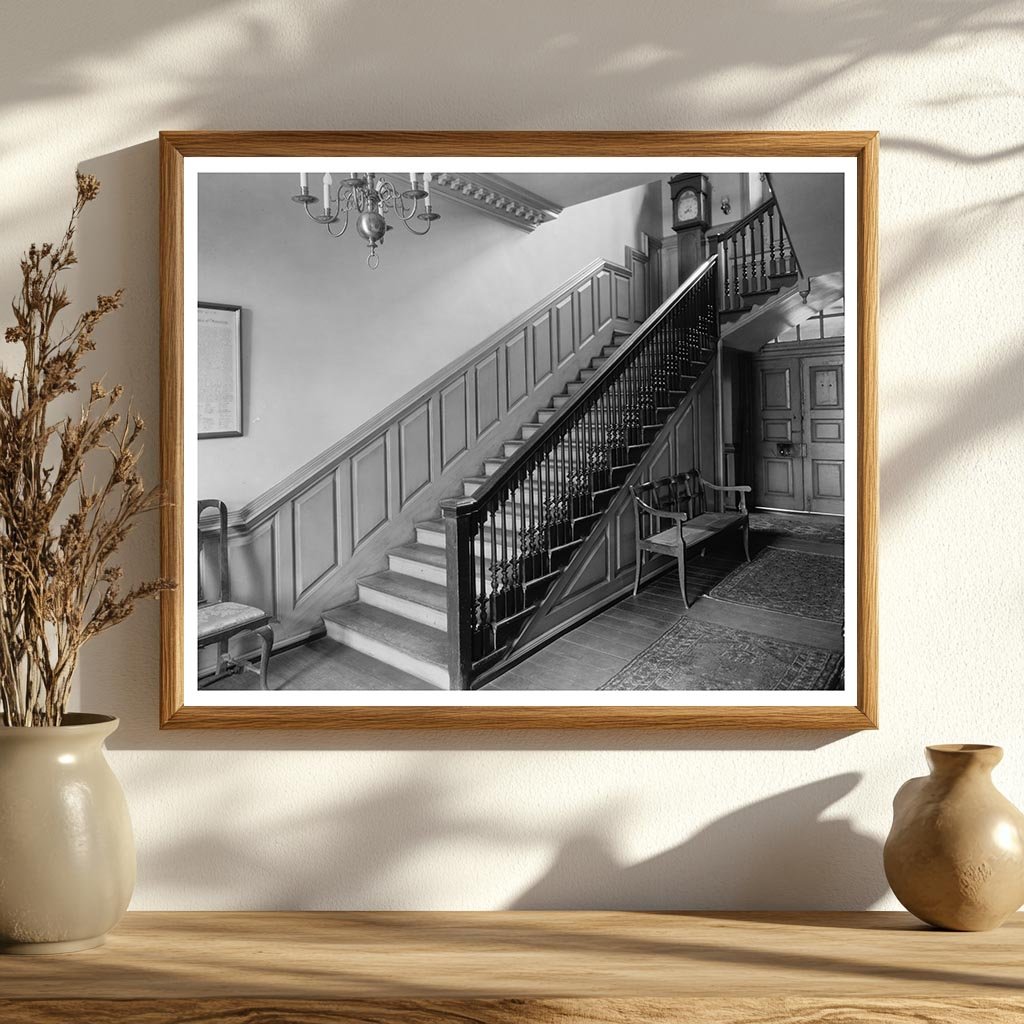 George Wythe Home, Williamsburg VA, Vintage Photo 1930