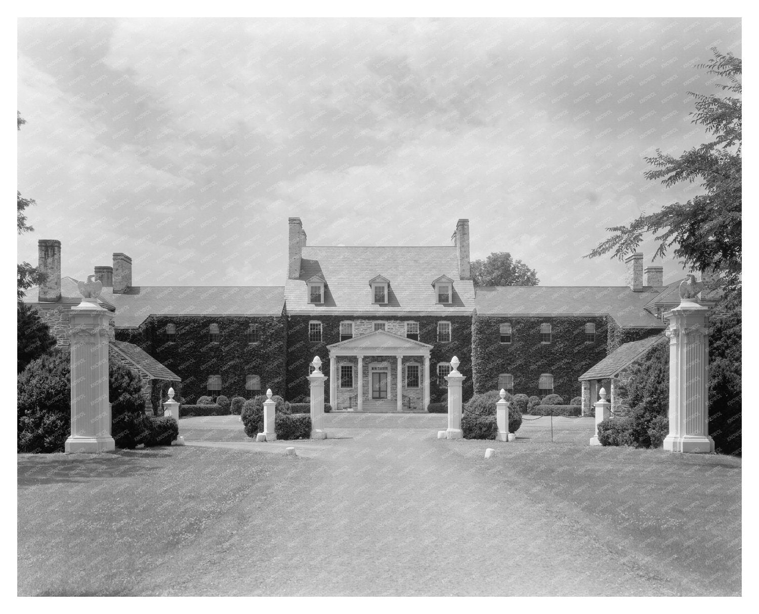 Fauquier County VA Mansion Photo, Early 20th Century