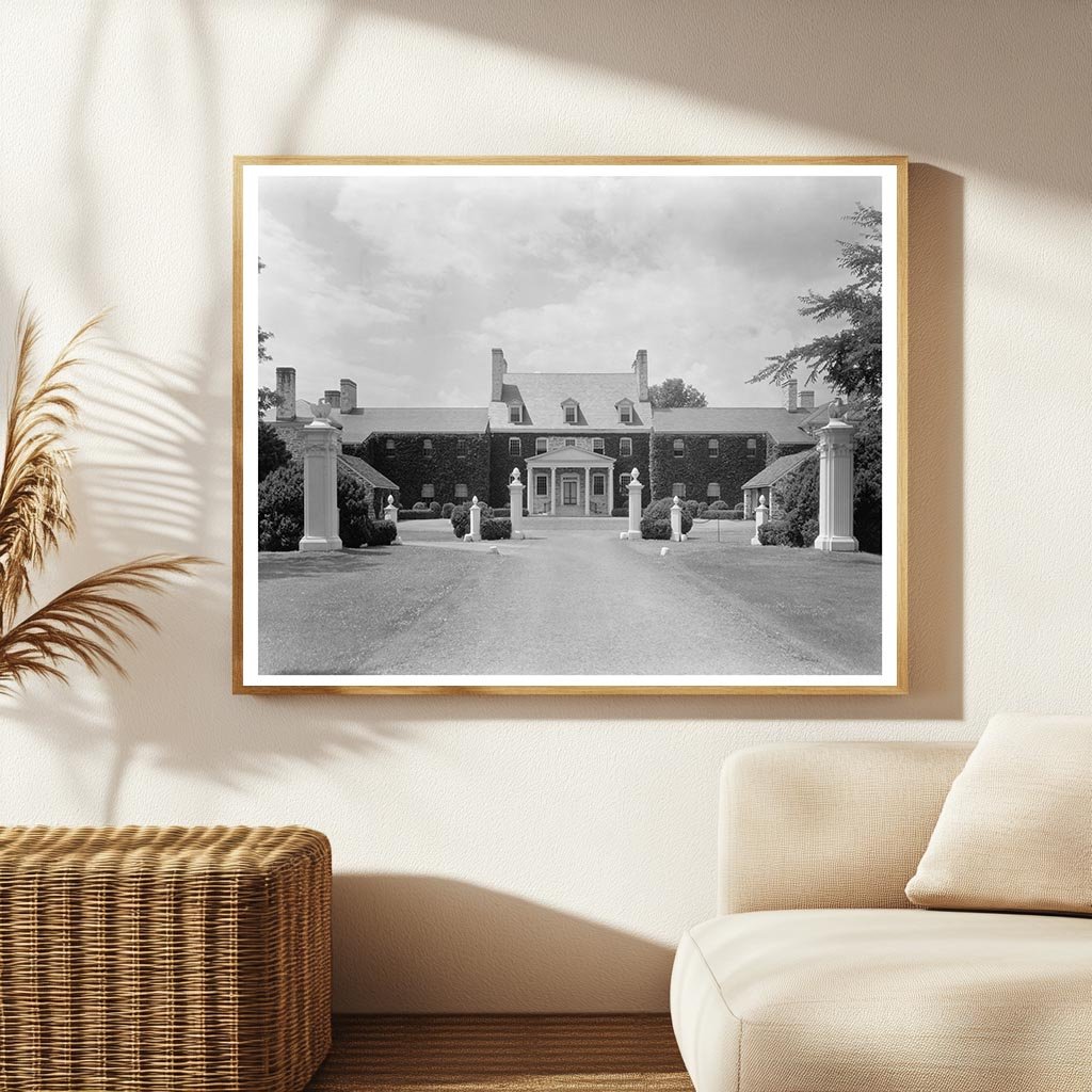 Fauquier County VA Mansion Photo, Early 20th Century
