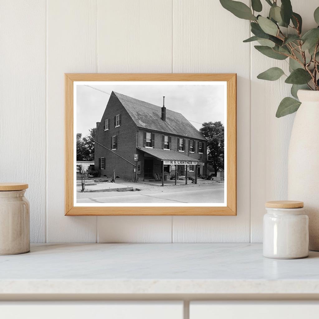 Falmouth, VA Vintage Building Photo - Early 20th Century