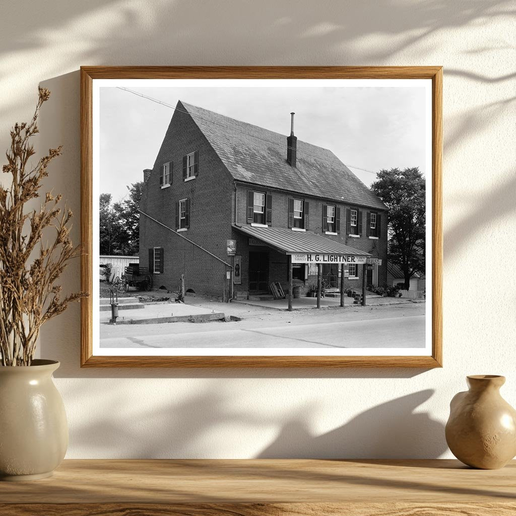 Falmouth, VA Vintage Building Photo - Early 20th Century