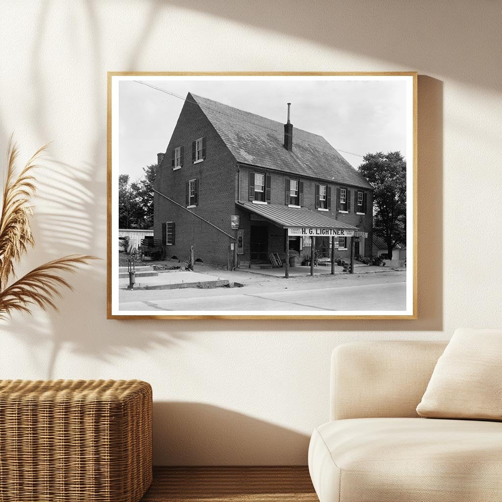 Falmouth, VA Vintage Building Photo - Early 20th Century