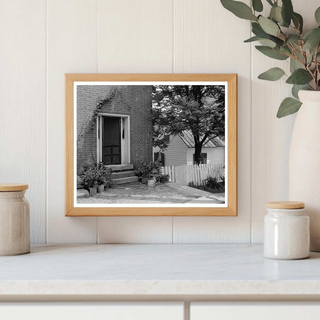 Falmouth VA Historic Building Doorway Photo 20th Century