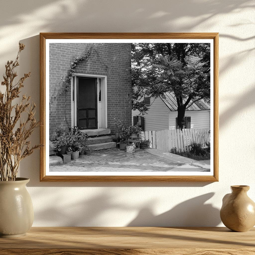 Falmouth VA Historic Building Doorway Photo 20th Century