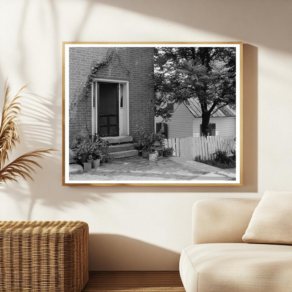 Falmouth VA Historic Building Doorway Photo 20th Century