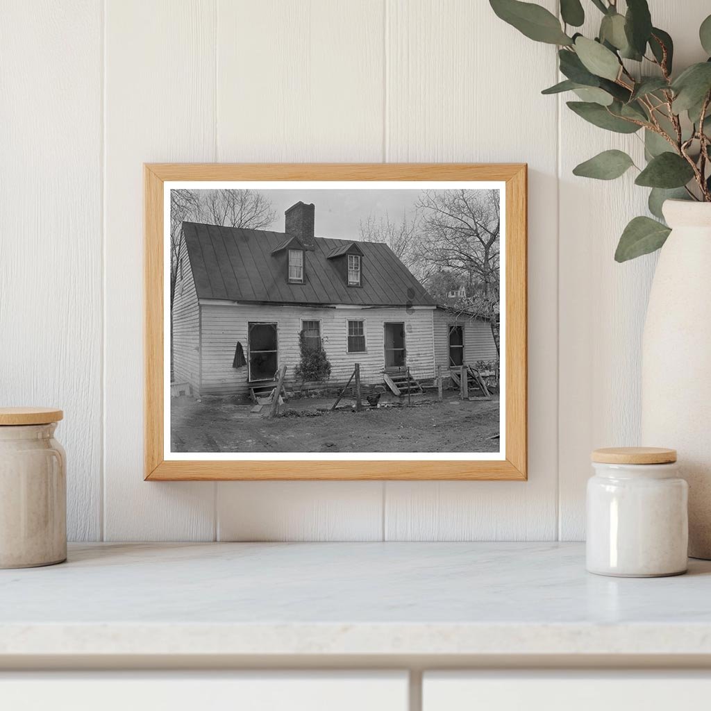 Falmouth, VA Cabin Photo from Carnegie Survey, 1953