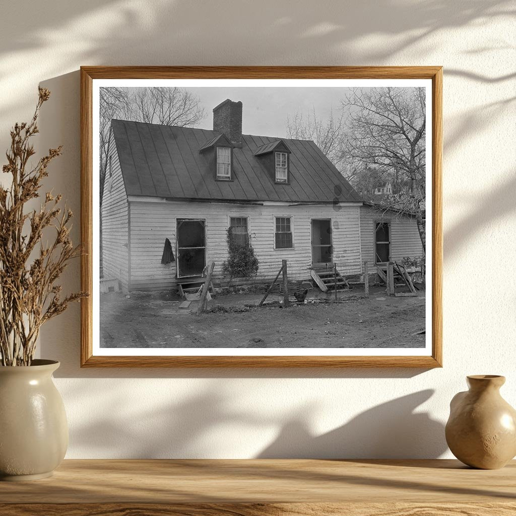 Falmouth, VA Cabin Photo from Carnegie Survey, 1953