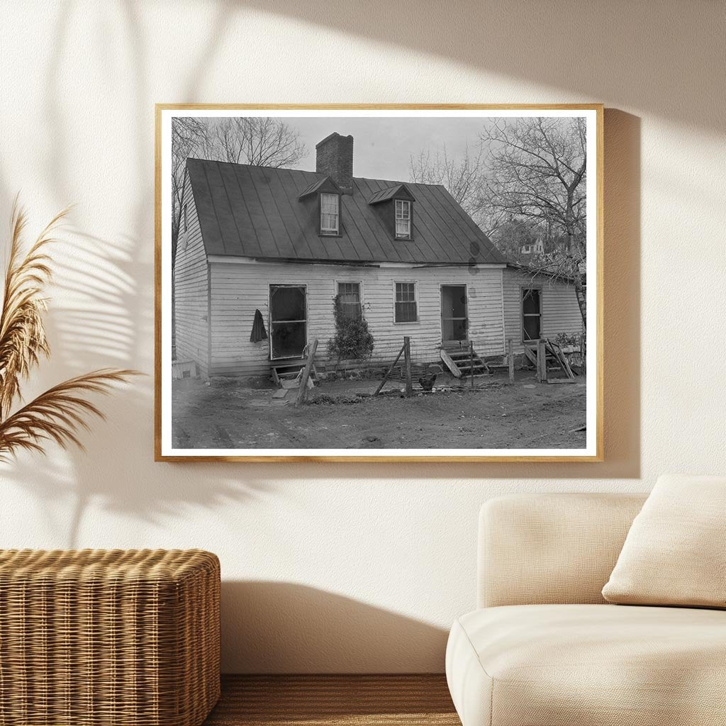 Falmouth, VA Cabin Photo from Carnegie Survey, 1953