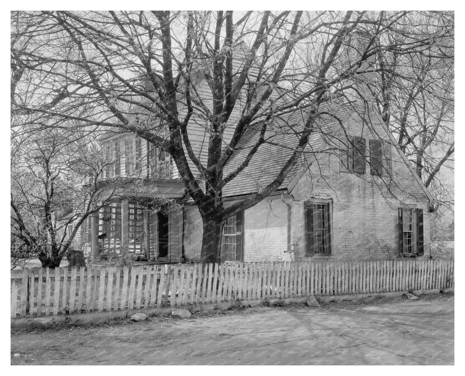 Historic Home in Falmouth, Virginia, 20th Century Photo