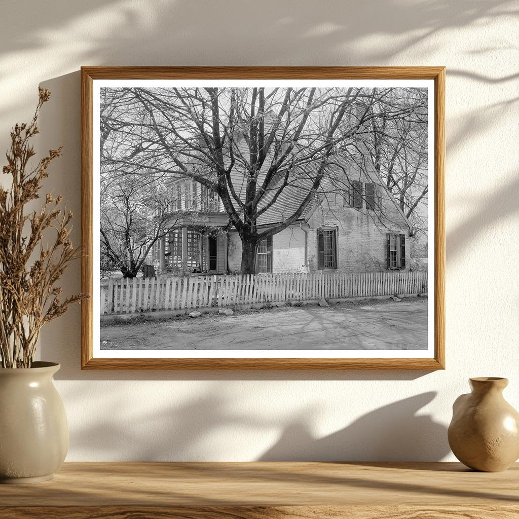 Historic Home in Falmouth, Virginia, 20th Century Photo