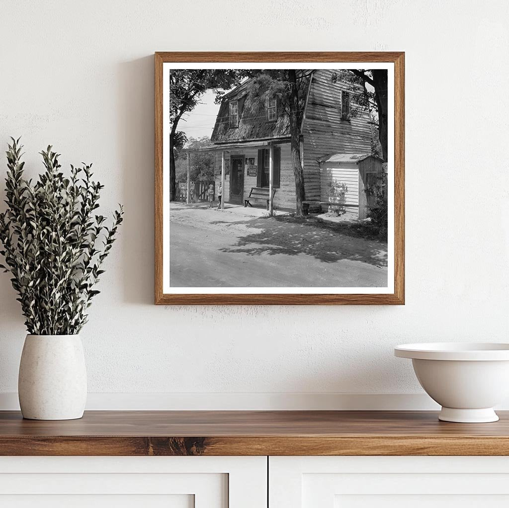 Vintage Falmouth, Virginia Scene, Mid-20th Century
