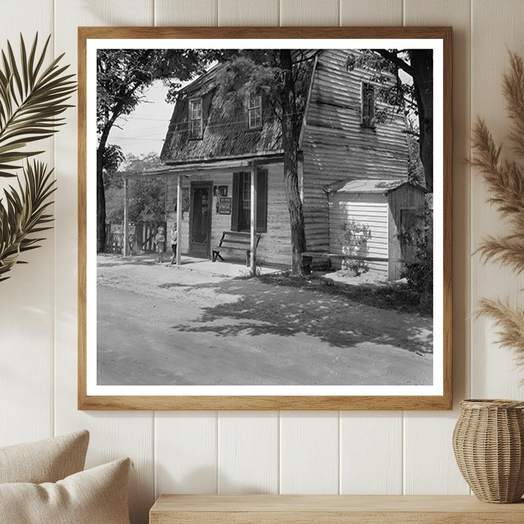 Vintage Falmouth, Virginia Scene, Mid-20th Century