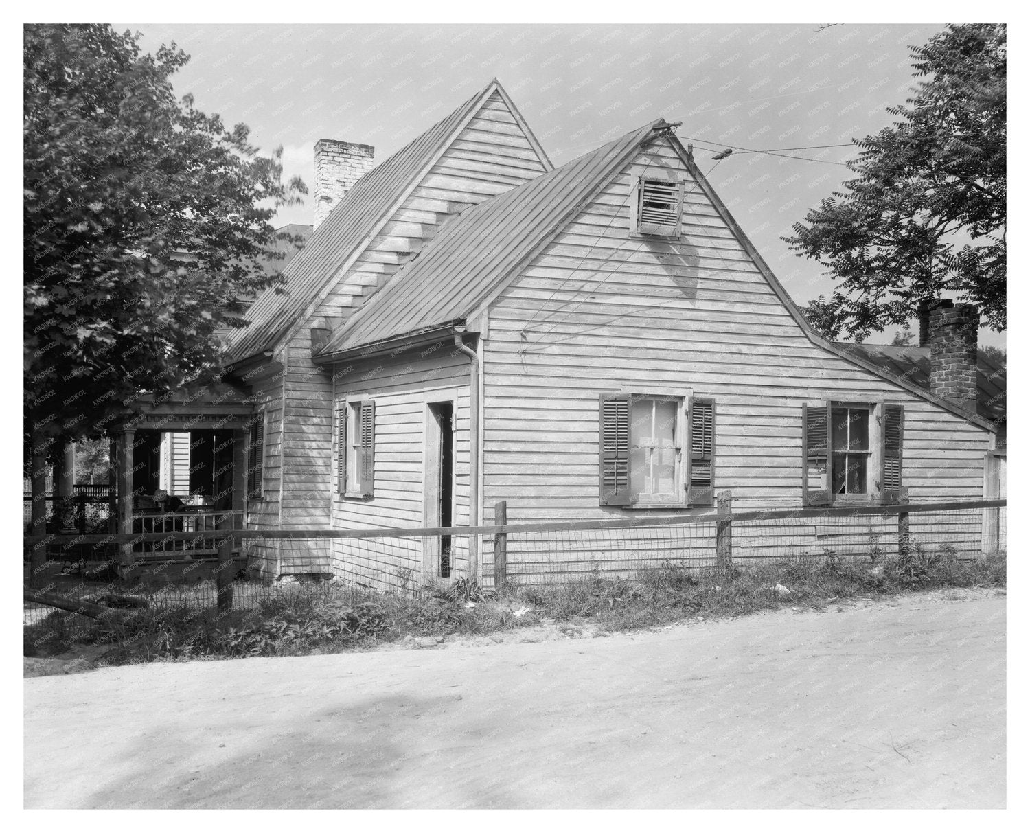 Falmouth, VA Architecture 1900s - Carnegie Survey Photo