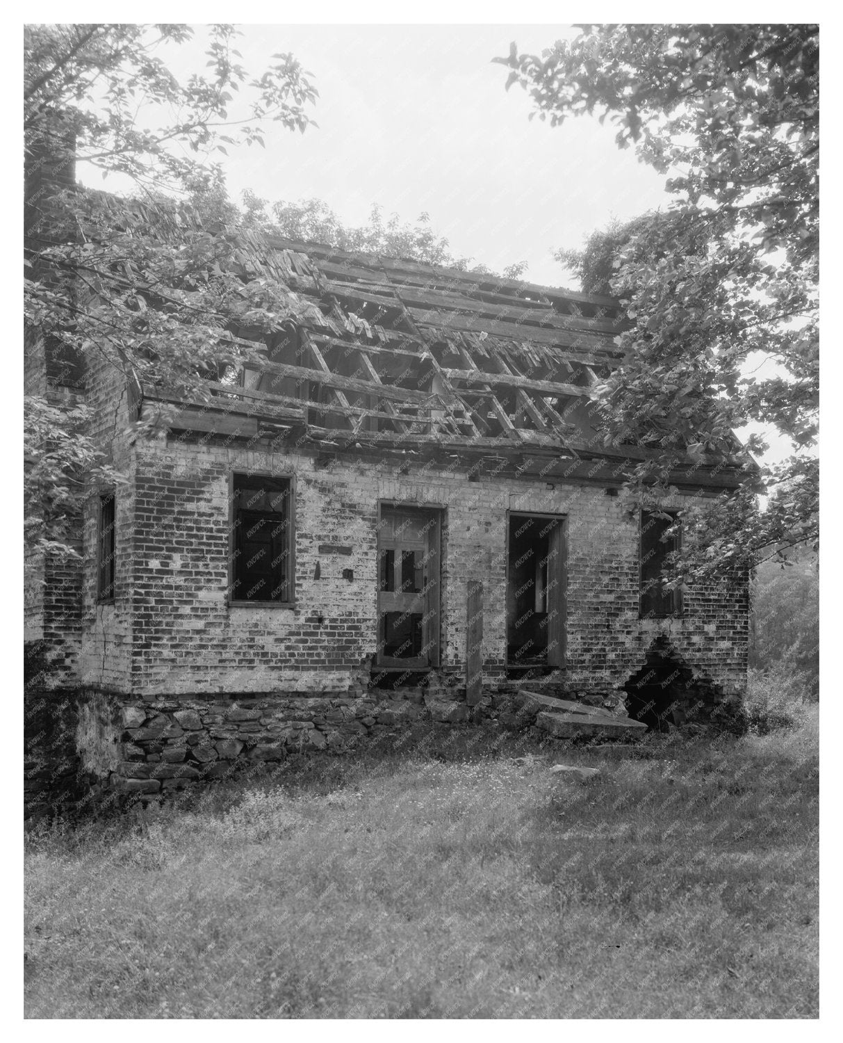 Falmouth, VA Vintage Architecture Photo - 1930s