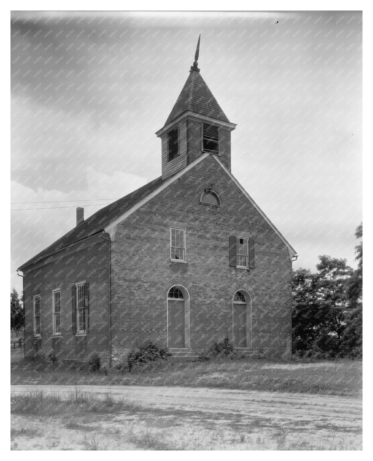 Historic Church in Falmouth, VA - Early 20th Century