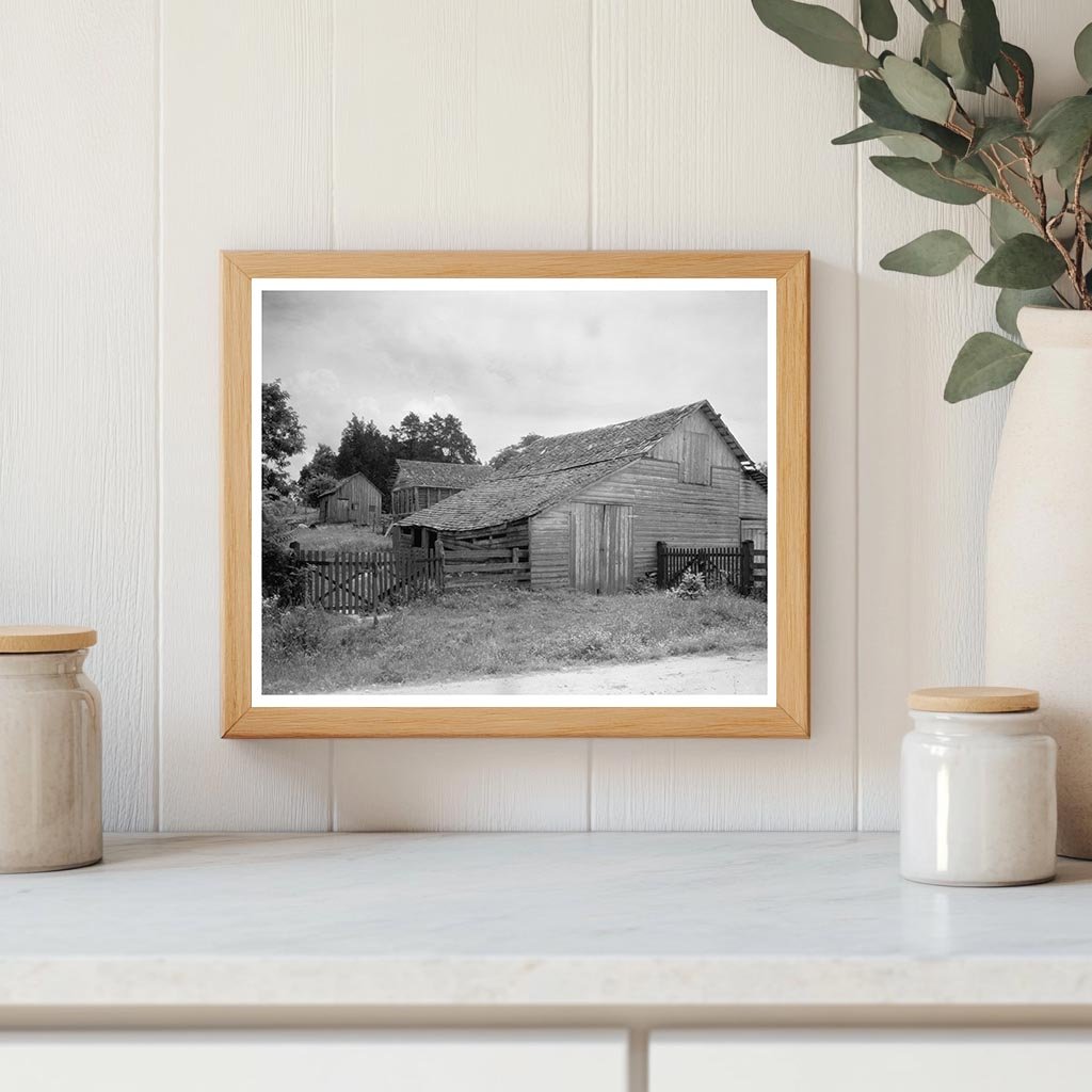 Vintage Falmouth, VA Architecture Photo from 20th Century