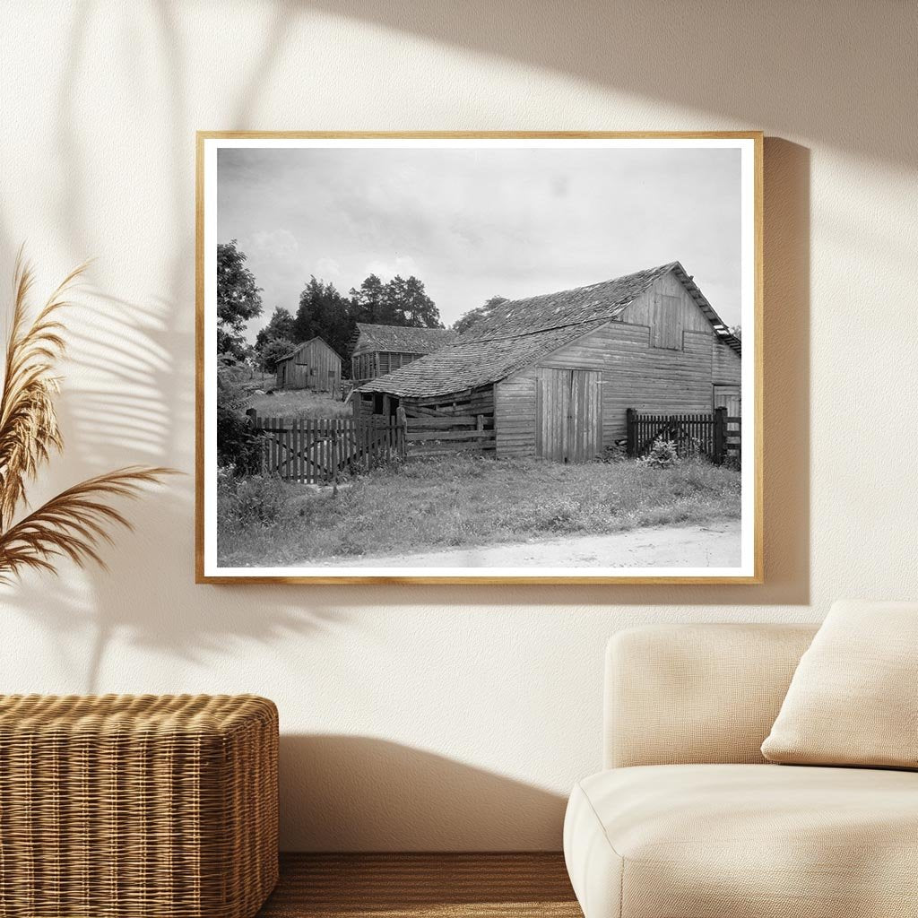 Vintage Falmouth, VA Architecture Photo from 20th Century