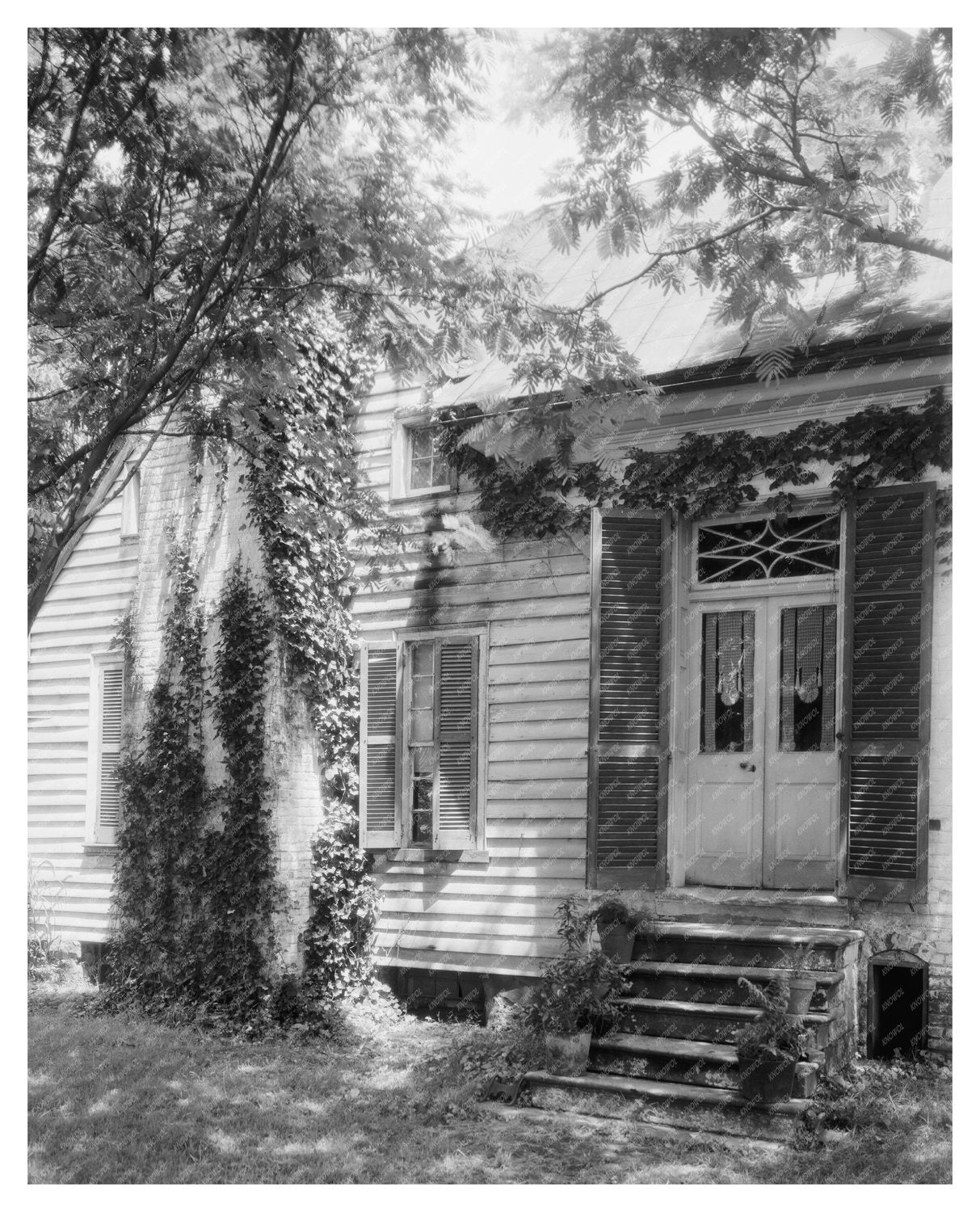 Historic Building Doorway, Falmouth VA, 20th Century