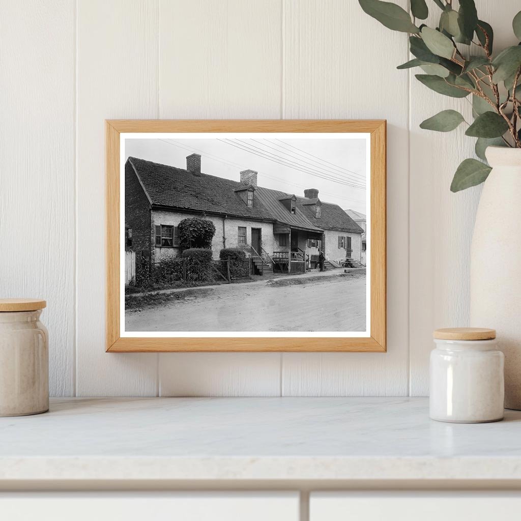 Fredericksburg VA Row Houses, Early 1900s Architecture