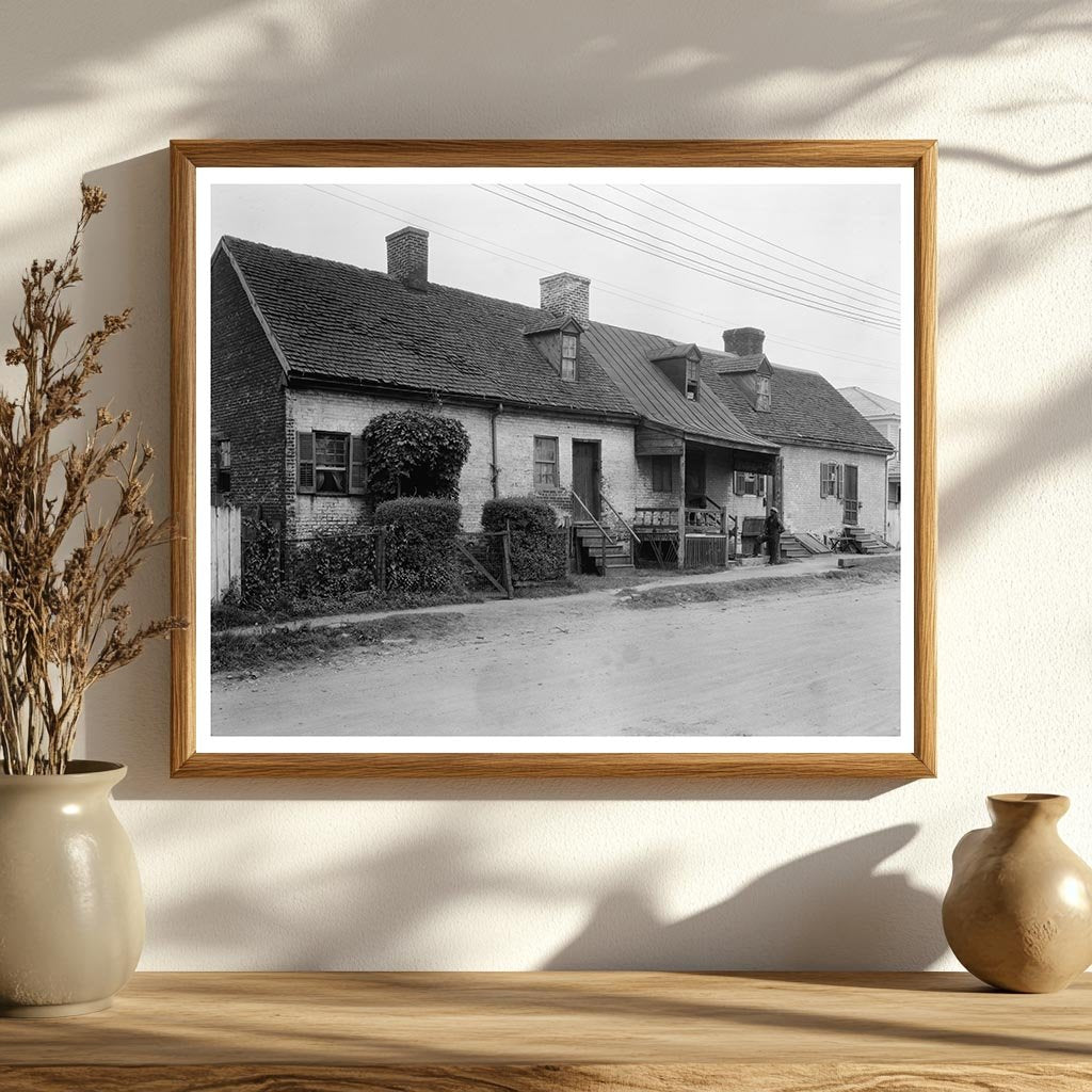 Fredericksburg VA Row Houses, Early 1900s Architecture