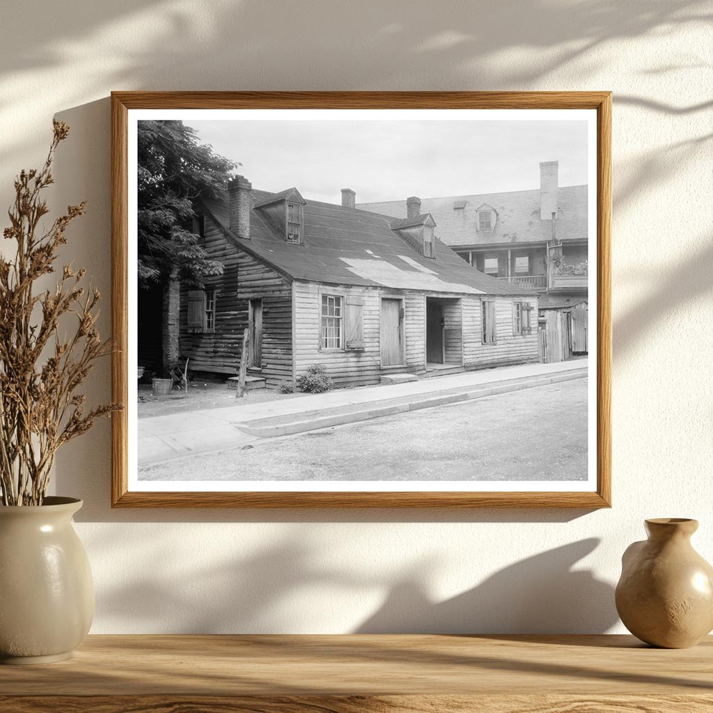 Vintage Fredericksburg Architecture, Virginia, Mid-20th Cent