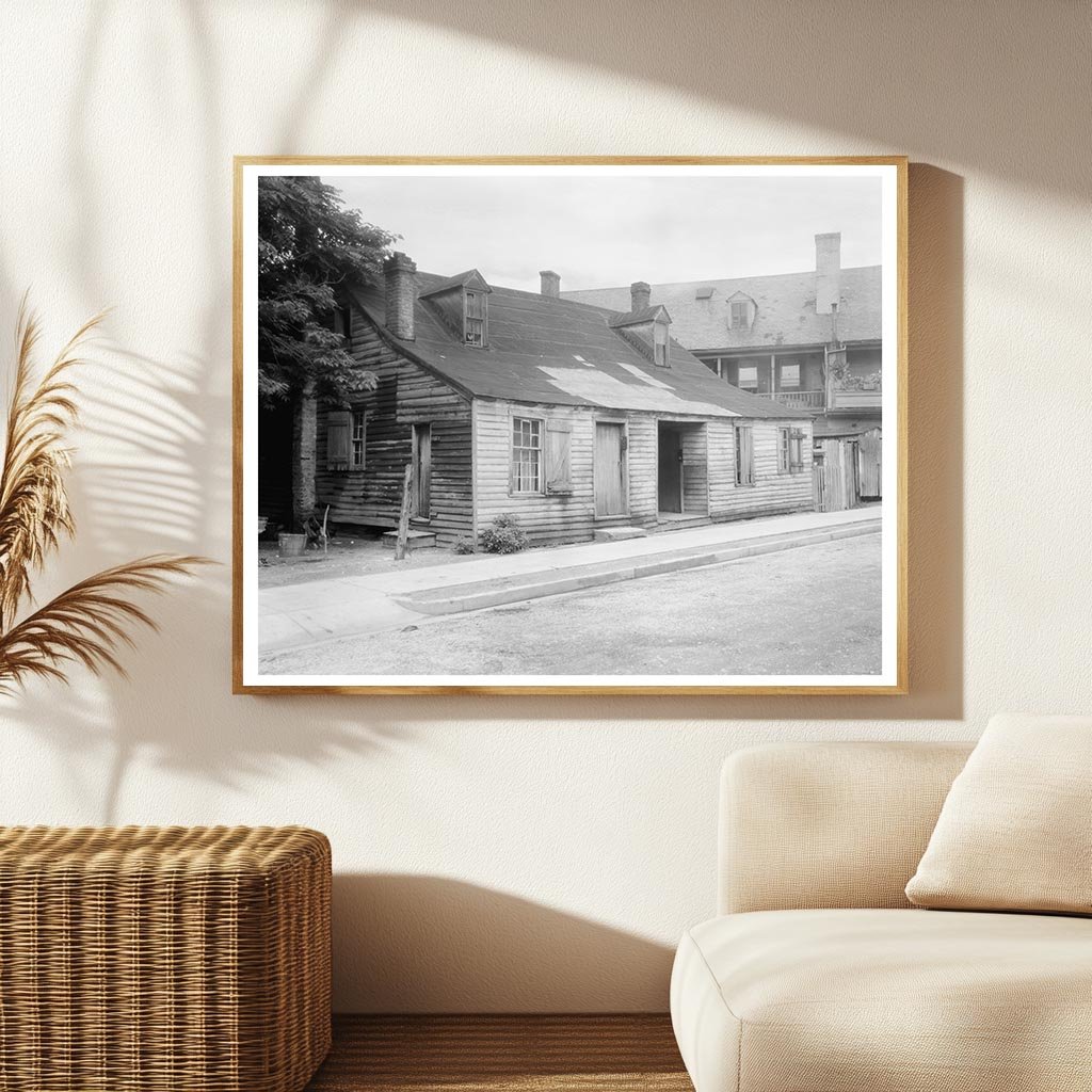 Vintage Fredericksburg Architecture, Virginia, Mid-20th Cent