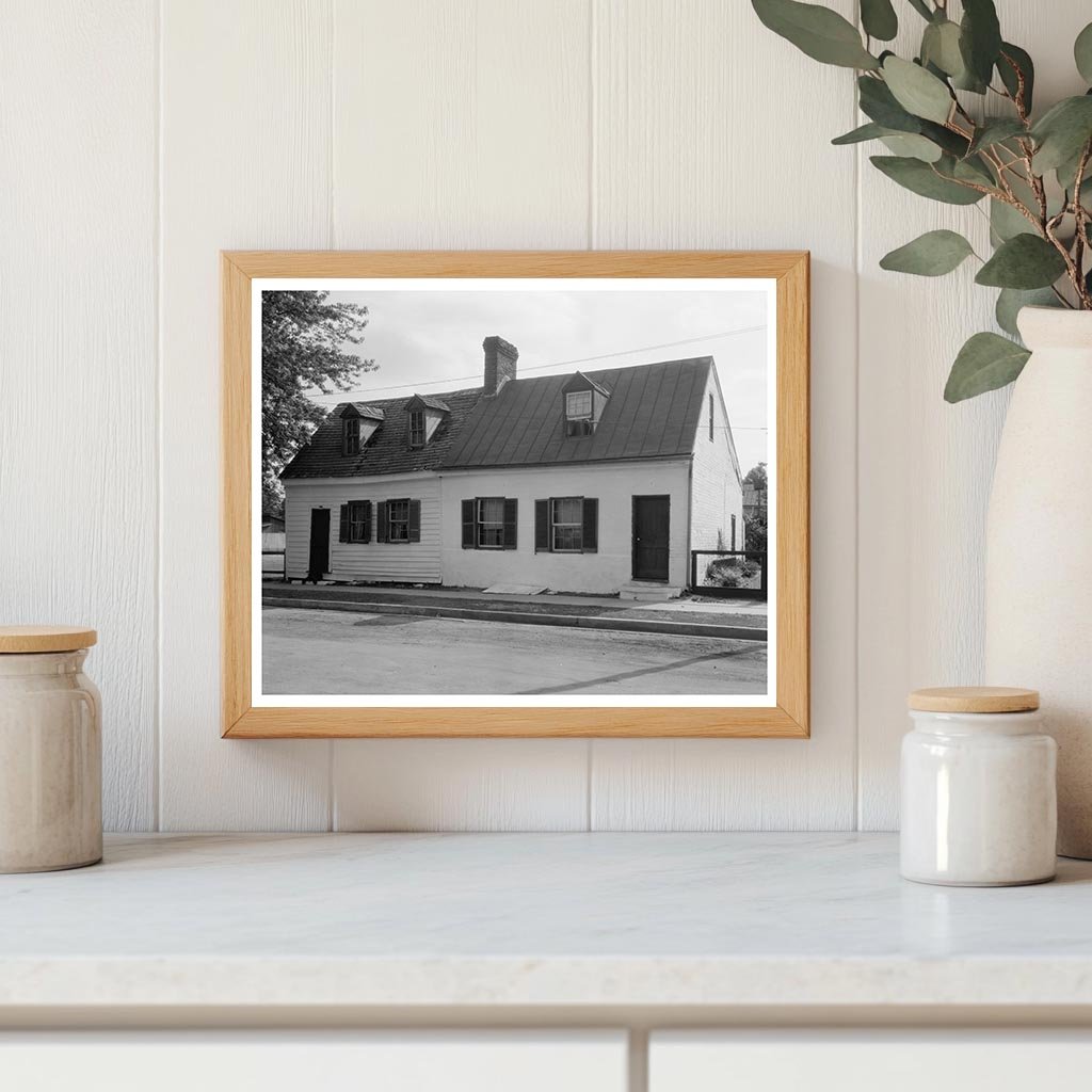 Fredericksburg VA Architecture 1910s Vintage Photo