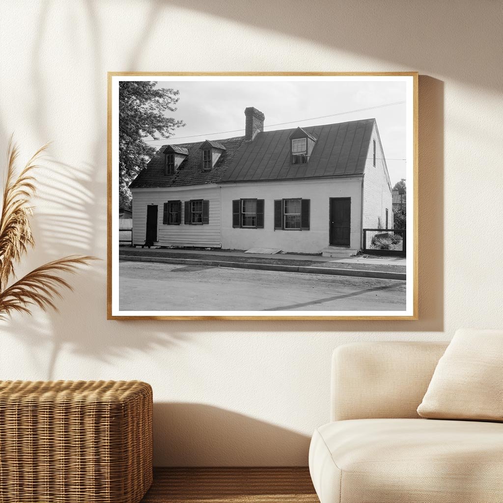 Fredericksburg VA Architecture 1910s Vintage Photo