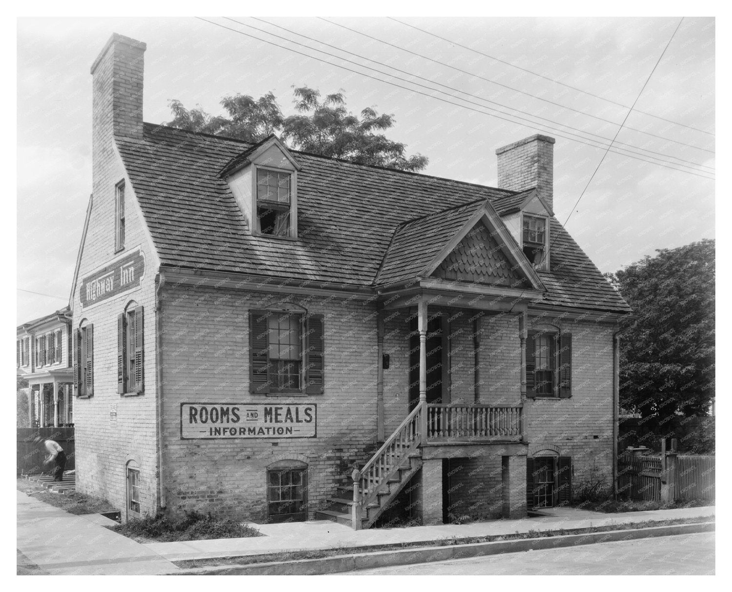 Fredericksburg VA Vintage Home Photo 1953