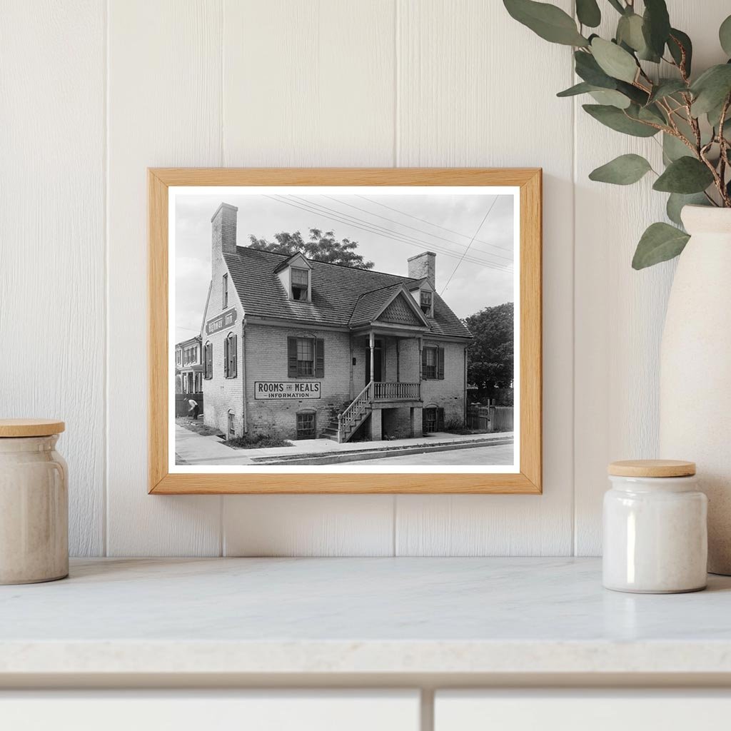 Fredericksburg VA Vintage Home Photo 1953