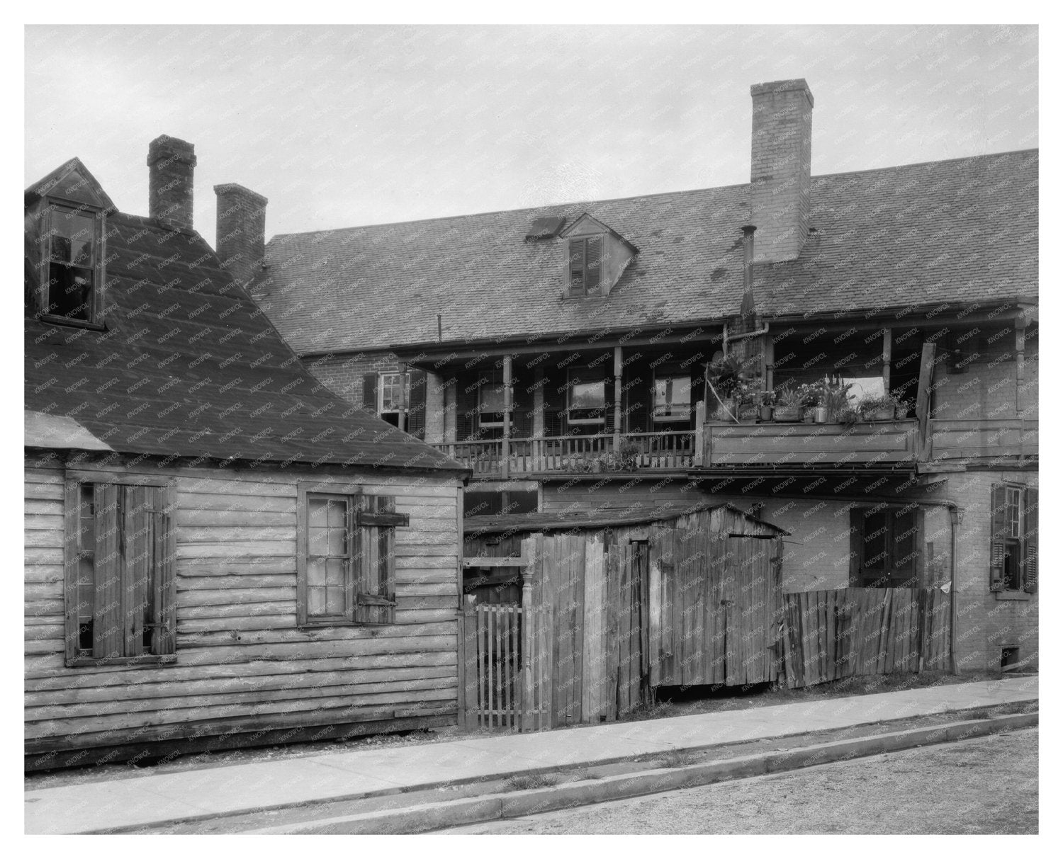 Fredericksburg VA Vintage Architecture 20th Century Photo