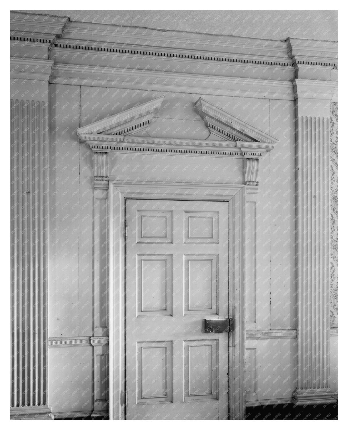 Fredericksburg VA Interior Photograph 1910s Architecture