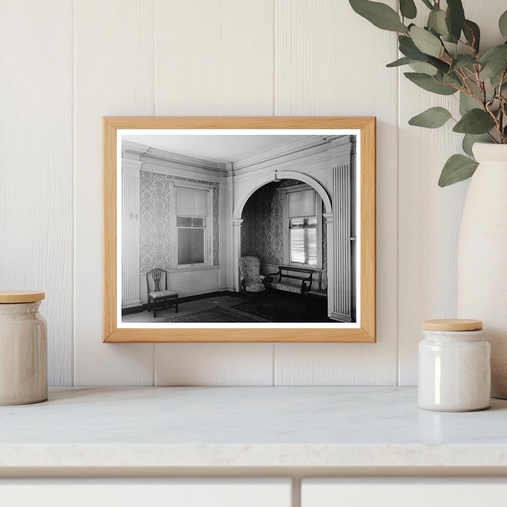 Vintage Drawing Room in Fredericksburg, VA, 1953