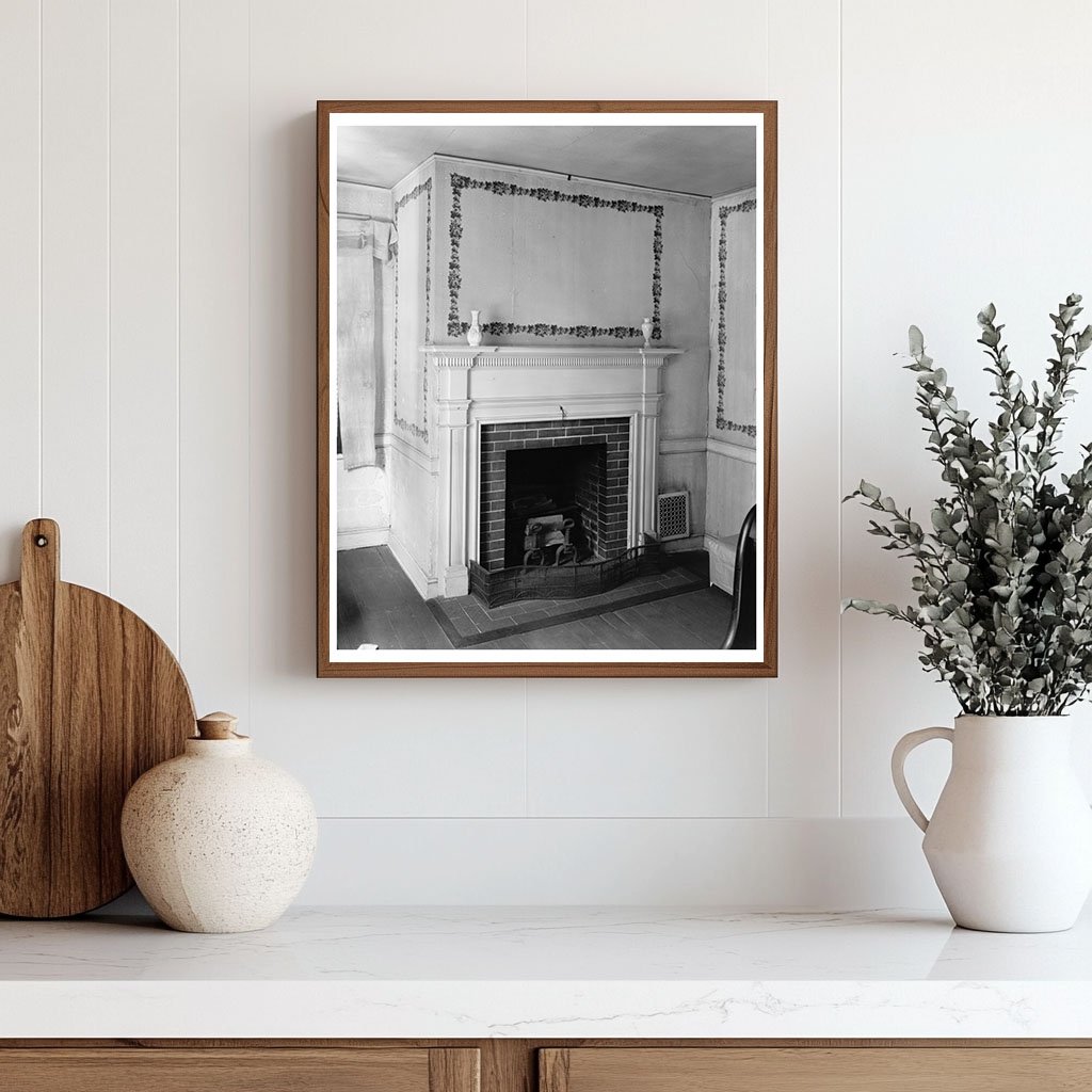 Fredericksburg VA Interior Scene, Early 20th Century