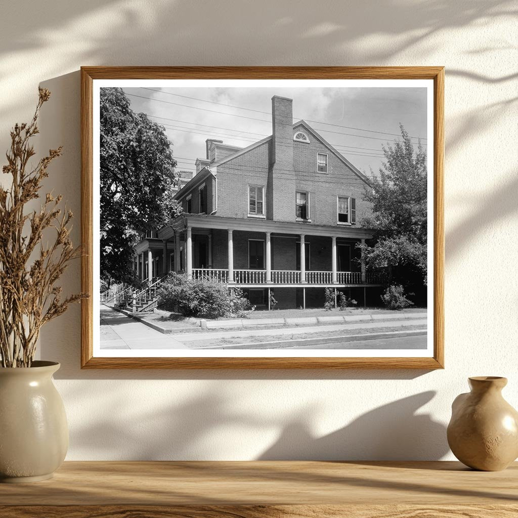 Fredericksburg VA Vintage Architecture Photo, Early 20th Cen