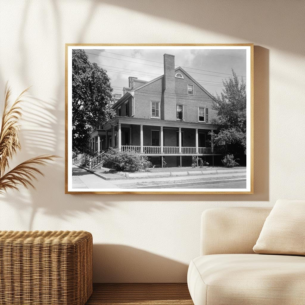 Fredericksburg VA Vintage Architecture Photo, Early 20th Cen