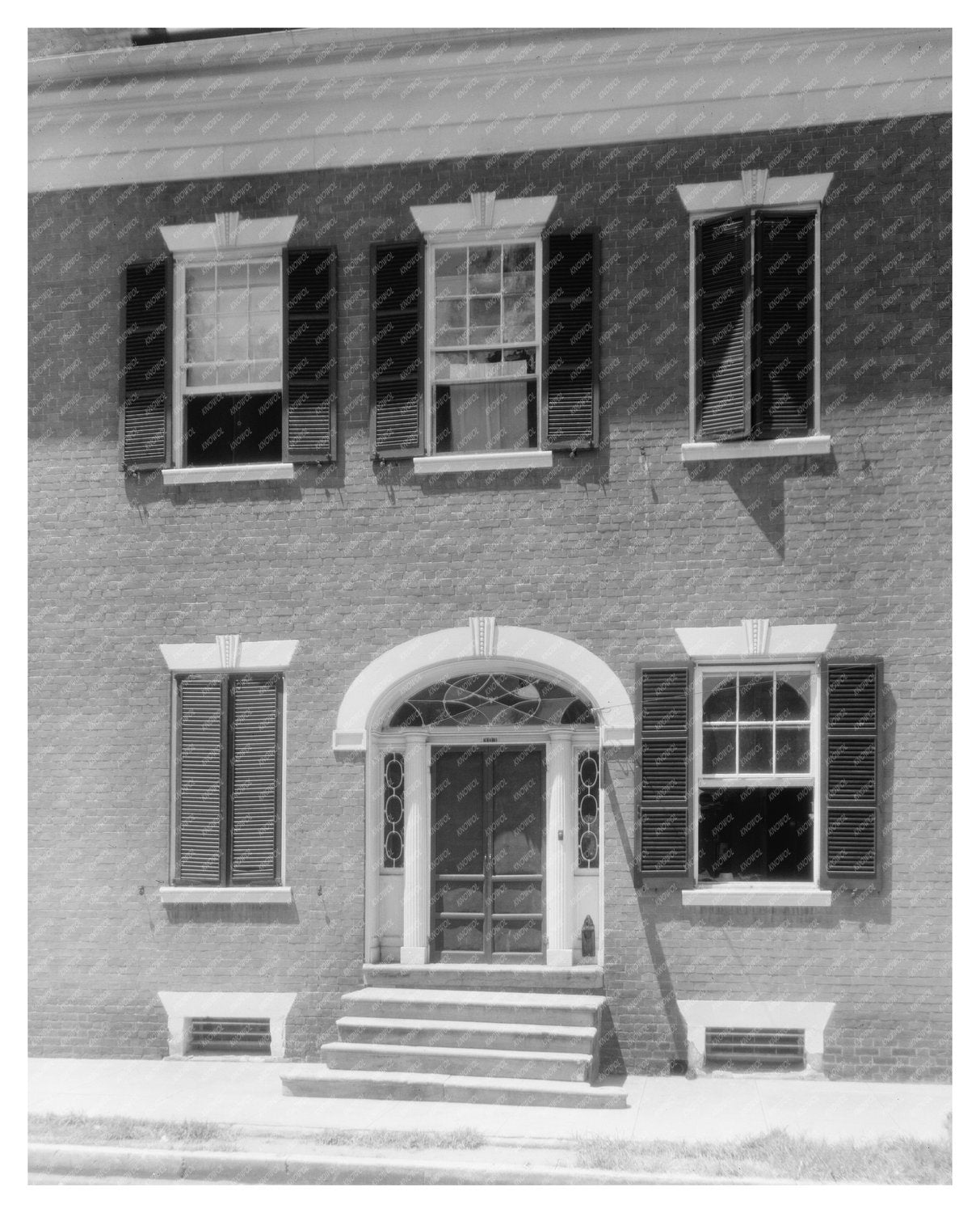 Fredericksburg VA Architecture Detail, 20th Century