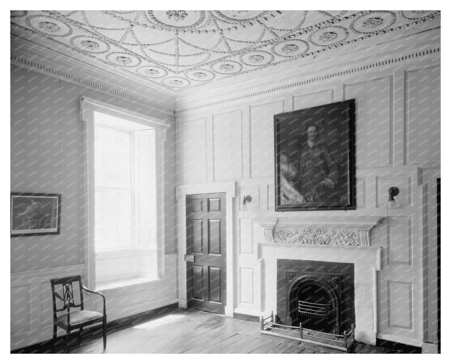 Dining Room in Fredericksburg, VA, 20th Century Photo