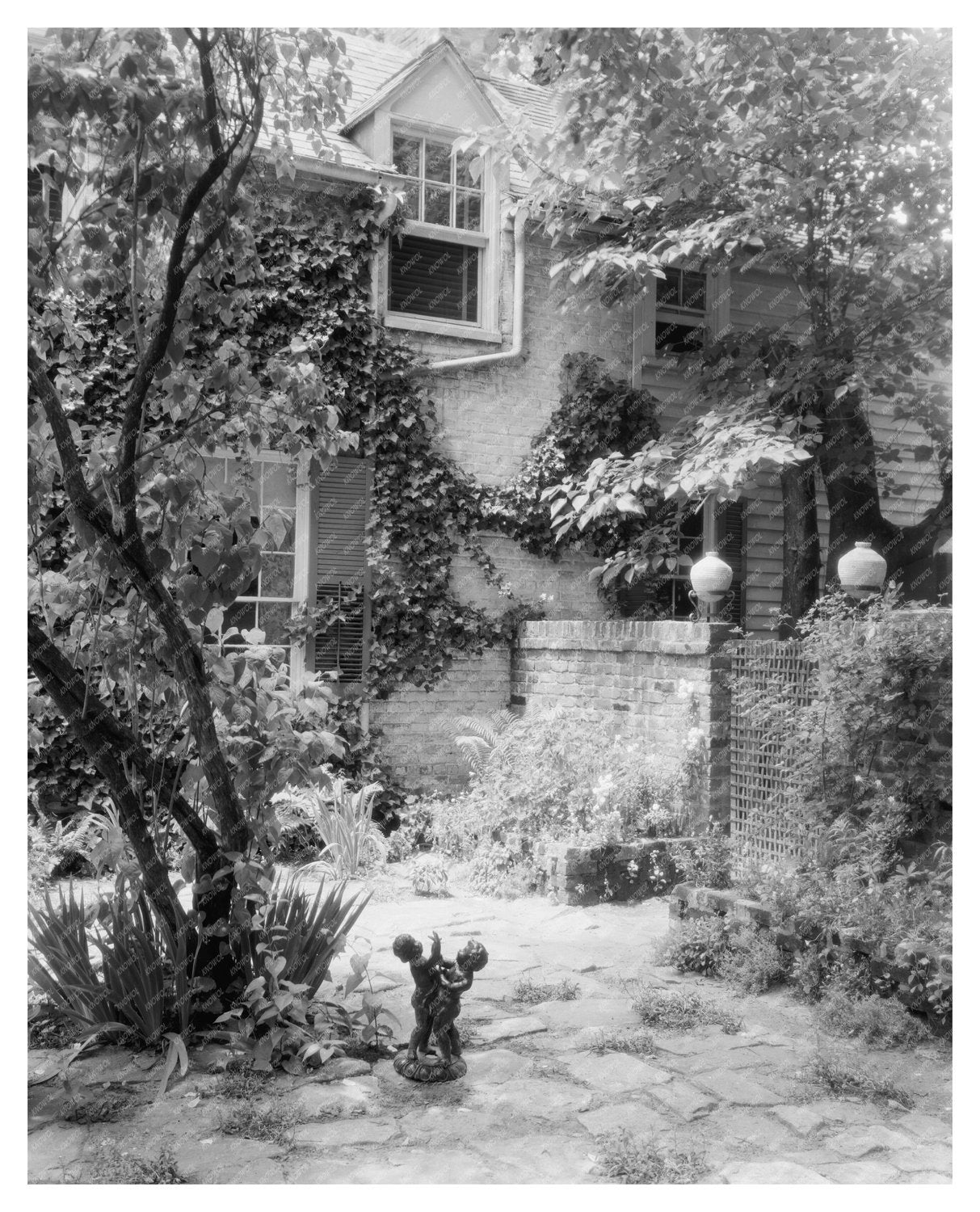 Fredericksburg VA Stone Terrace Photo, 20th Century
